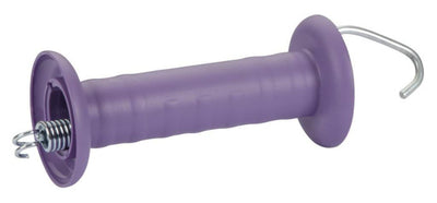Gate handle, with hook, galvanized