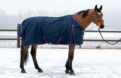 WAHLSTEN RAIN 600D + 100G TURNOUT RUG, NAVY