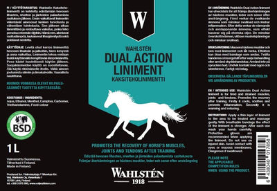 WAHLSTEN DUAL ACTION LINIMENT 1L