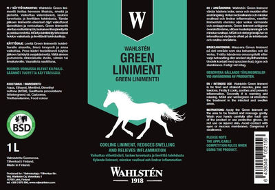 WAHLSTEN GREEN LINIMENT 1L