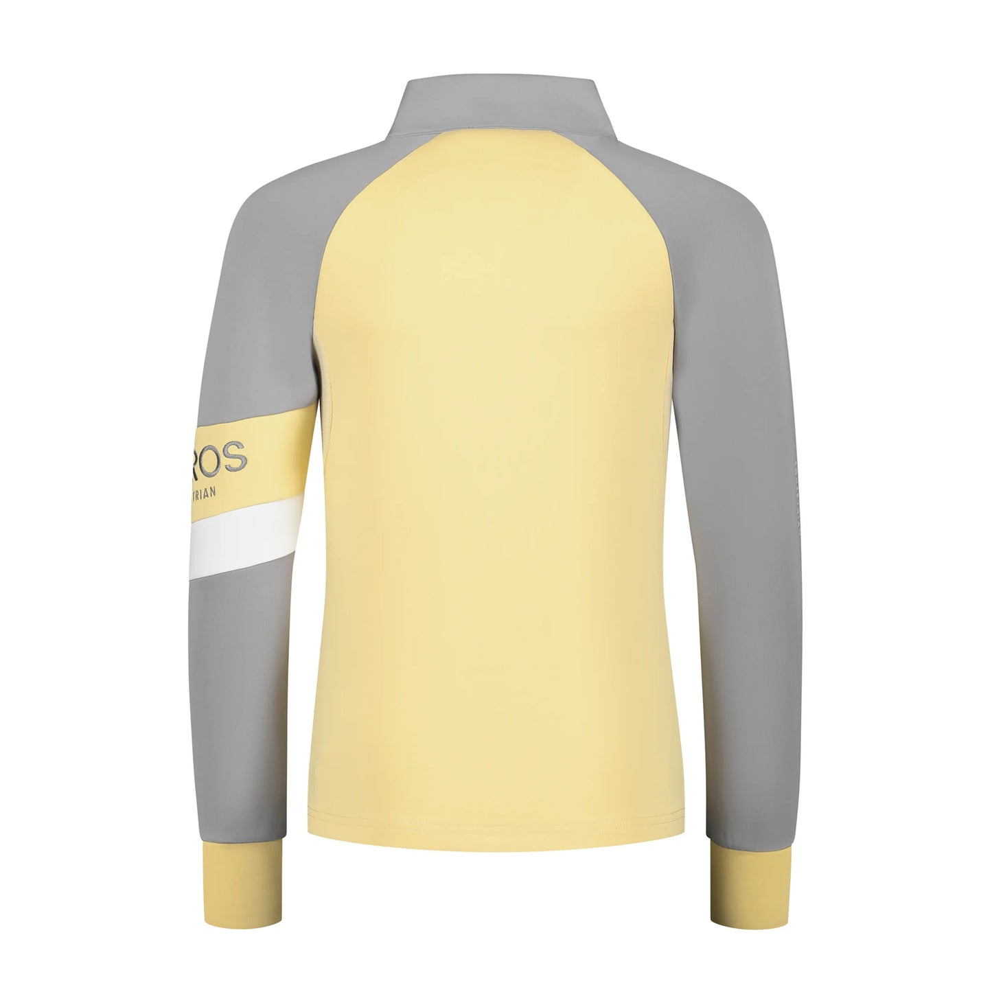 MINI ROS SOFTSHELL TRAINING JACKET ZOË - STRIPE SOFT YELLOW, 8-9 years