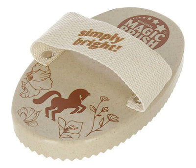 Magic Brush Plastic Curry Comb 16x11 cm, water lily