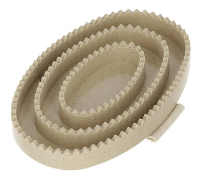 Magic Brush Plastic Curry Comb 16x11 cm, water lily