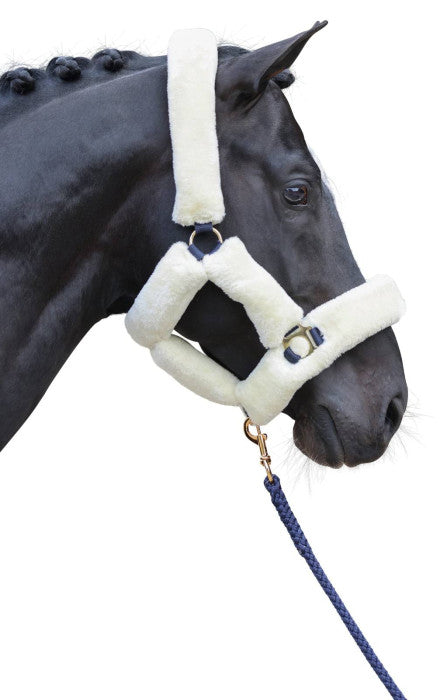 SuperSoft horse halter, white, Covalliero, FULL