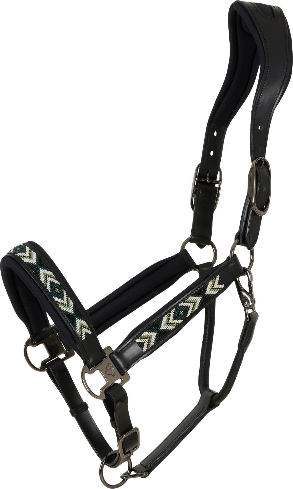 CATAGO Vanamo leather halter, pearl pattern, COB
