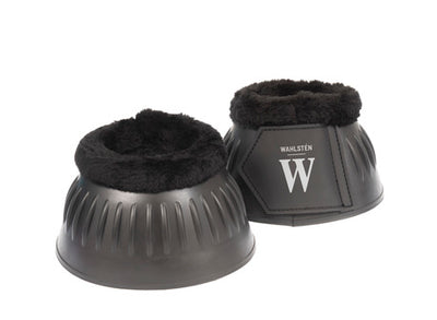 WAHLSTEN RUBBER BOOTS W/ TEDDY, BLACK, L