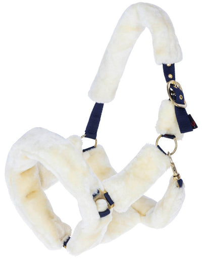 SuperSoft horse halter, white, Covalliero, FULL