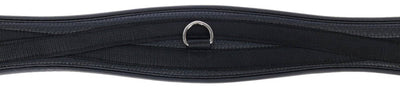 Curved saddle girth, PU, black, 110 cm