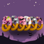 CANDY HORSE PRETZELS WITH ICING, HALLOWEEN COLLECTION