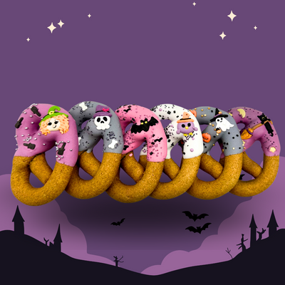 CANDY HORSE PRETZELS WITH ICING, HALLOWEEN COLLECTION