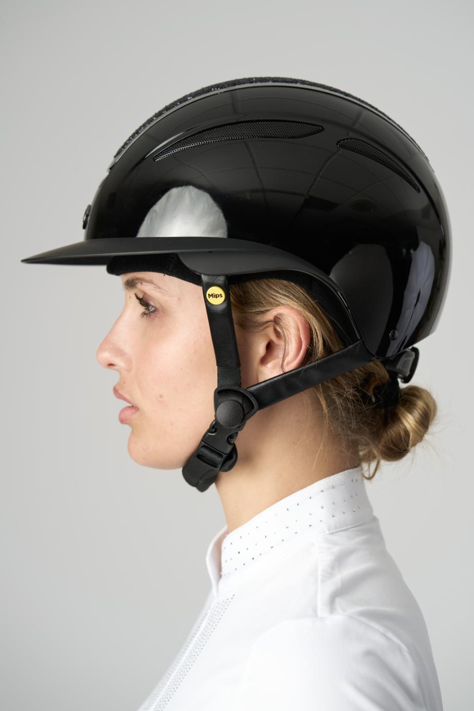 Equipage Mips Guardian riding helmet, Glossy, Heavy Glitter top, M (56-58 cm)