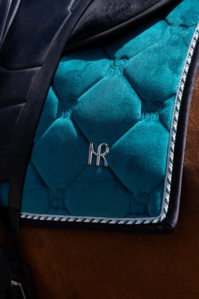 CHARMER DRESSAGE SADDLE PAD, DEEP LAKE, FULL
