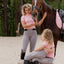 MINI ROS LIGHTWEIGHT BREECHES PINK/GREY - BS COLLECTION, age 8-9