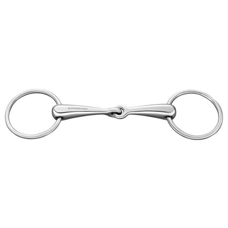 SPRENGER LOOSE RING SNAFFLE ST.ST.18MM SINGLE JOINTED W.55MM RG., 115