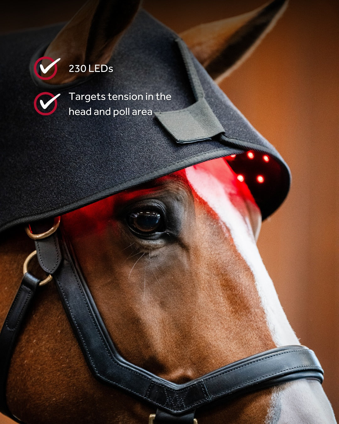 Horseware® LED Red Light Therapy Poll Cap