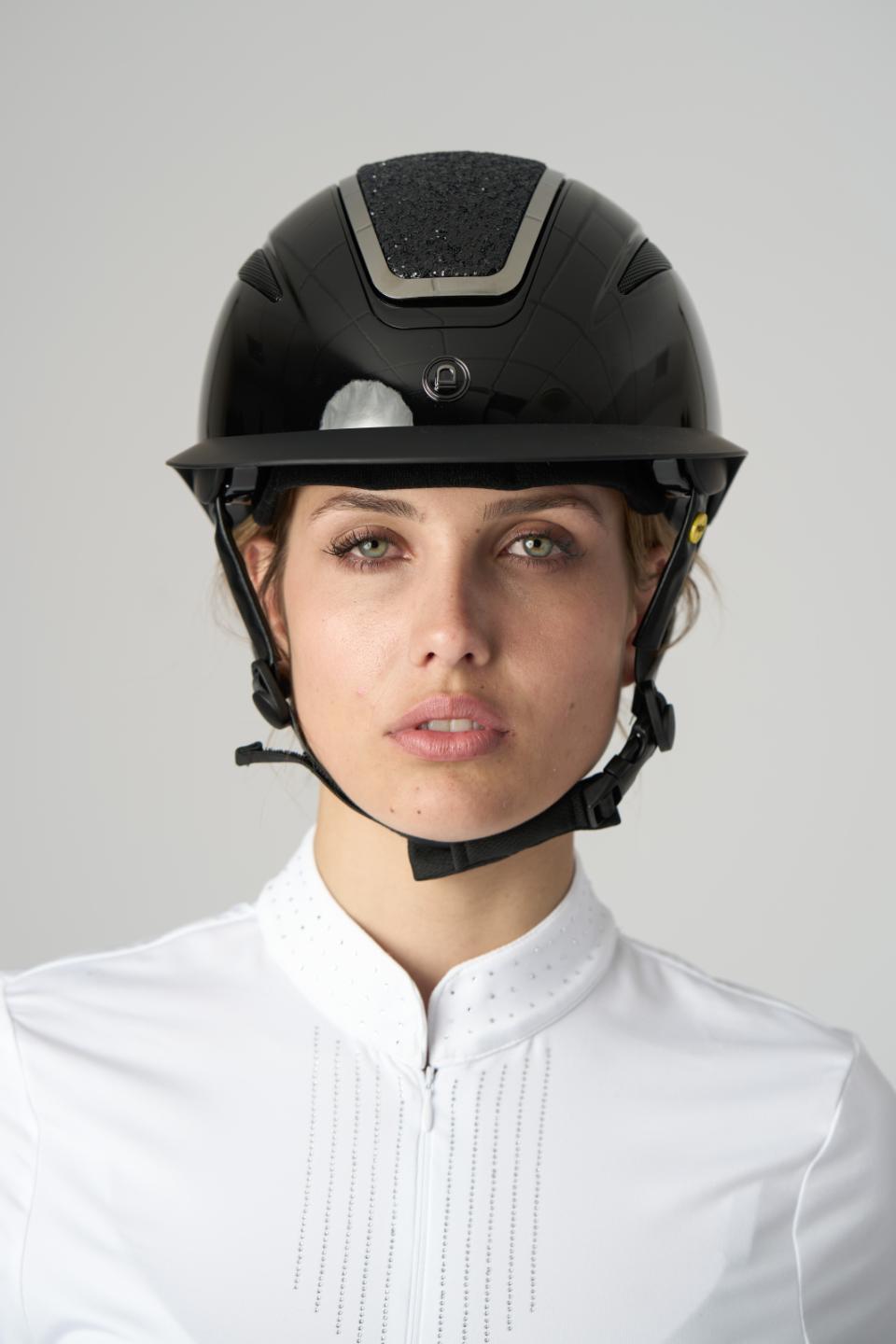 Equipage Mips Guardian riding helmet, Glossy, Heavy Glitter top, M (56-58 cm)