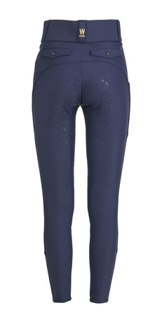 WAHLSTEN ENSTA WOMEN FULL SEAT BREECHES, DARK BLUE, 38/M