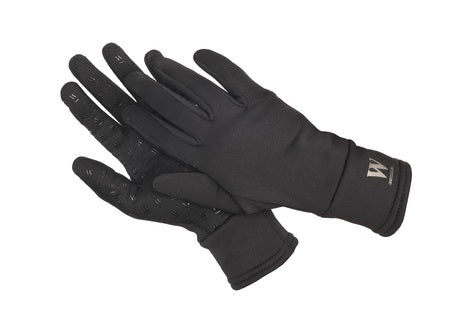 WAHLSTEN GEMMA POLAR FLEECE RIDING GLOVES, BLACK