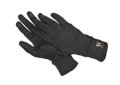 WAHLSTEN GEMMA POLAR FLEECE RIDING GLOVES, BLACK