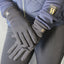 WAHLSTEN GEMMA POLAR FLEECE RIDING GLOVES, BLACK