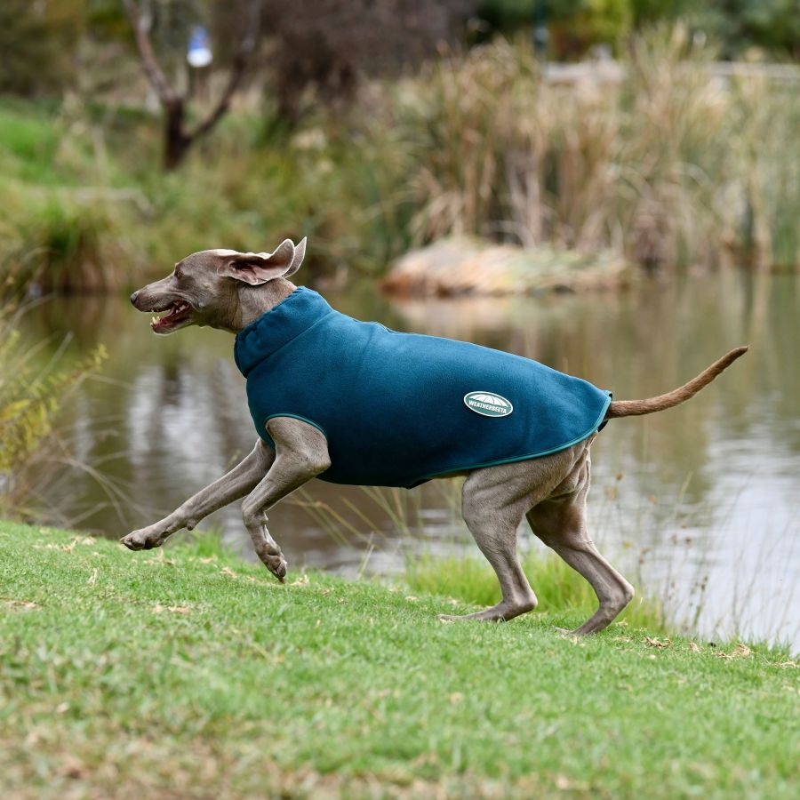 WEATHERBEETA GREEN-TEC FLEECE ZIP DOG COAT