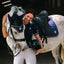 Dapple Oxford Blue Diamanté Saddle Pad