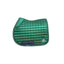 Dapple Emerald Green Diamanté Saddle Pad