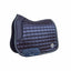 Dapple Oxford Blue Diamanté Saddle Pad