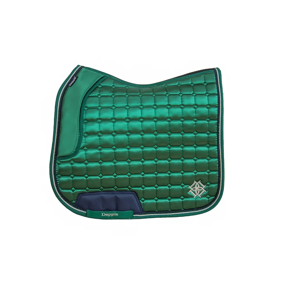 Dapple Emerald Green Diamanté Saddle Pad