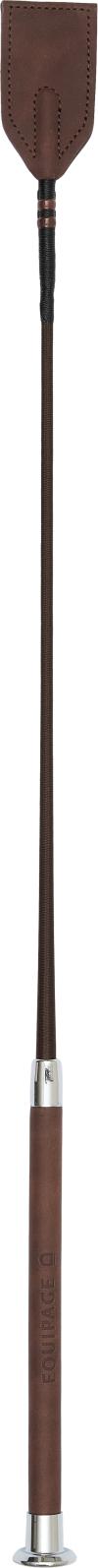Equipage Tahira jumping whip, Brown, 65 cm