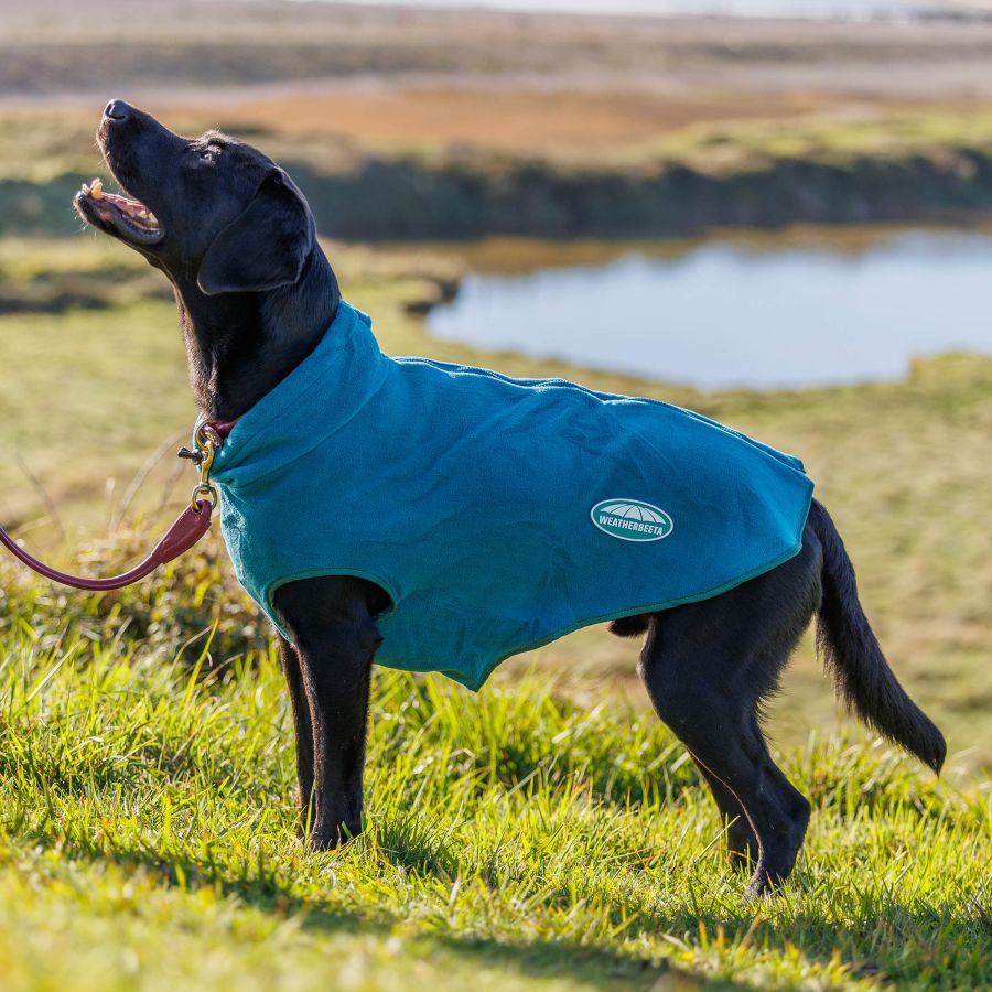 WEATHERBEETA GREEN-TEC FLEECE ZIP DOG COAT