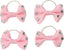 HG Show bows w. crystal, 20 pcs