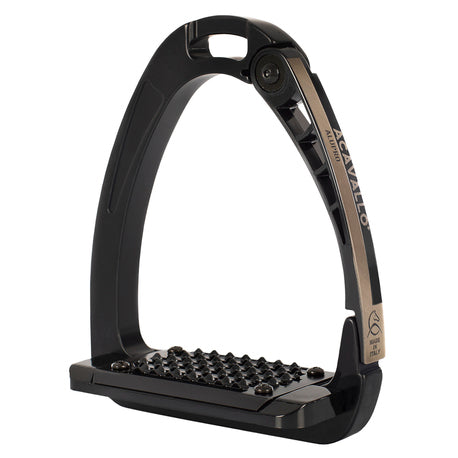 ACAVALLO ARENA ALUPRO STIRRUP, BLACK-BLACK