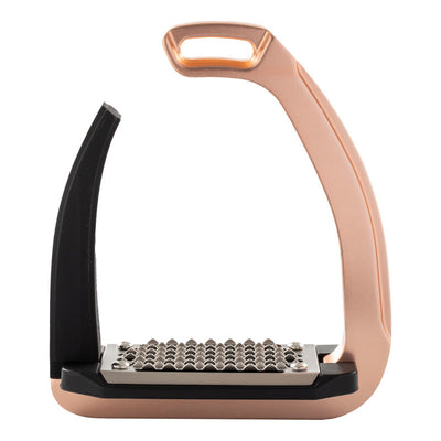 ACAVALLO REL-X EASY STIRRUPS, ROSE GOLD