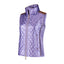 GLOSSY BODYWARMER LILAC - LAVENDER FIELDS, S