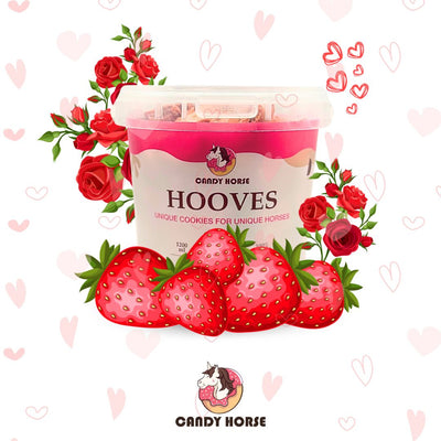 CANDY HORSE HOOVES - STRAWBERRY AND ROSE