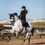 CHARMER DRESSAGE GLITTER SADDLE PAD - SAPPHIRE, FULL