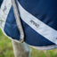 Amigo 1200D FieldSafe Plus Turnout 50g, Navy/Titanium Grey & Silver, 140cm (6'3")