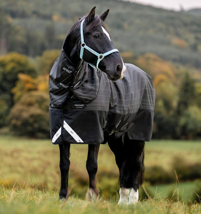 Amigo 1200D FieldSafe Reflectech plus Turnout 100g, 155cm (6'9")