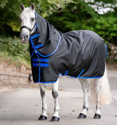 Amigo® Ripstop 900D Plus Pony Turnout 100g, Black/Classic Blue, 100cm (5'0")