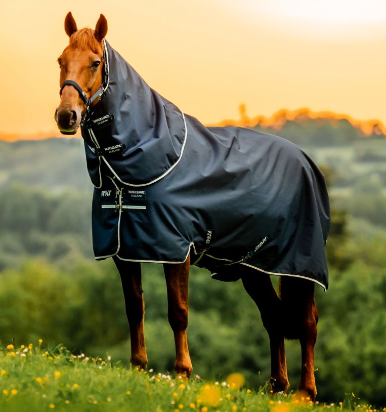 Amigo® Ripstop 900D Plus Pony Turnout 100g, Witney Navy, 95cm (4'9")