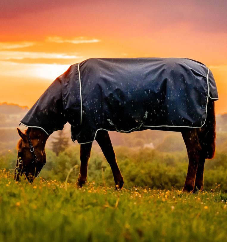 Amigo® Ripstop 900D Plus Pony Turnout 100g, Witney Navy, 95cm (4'9")