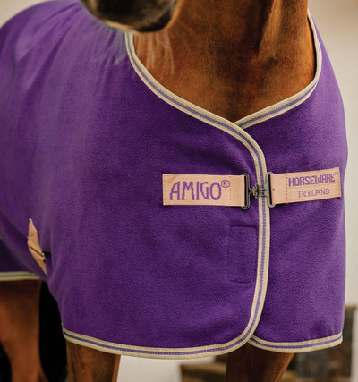 Amigo® Fleece Cooler (No Fill), Winterberry/ Taupe, 155cm (6'9")