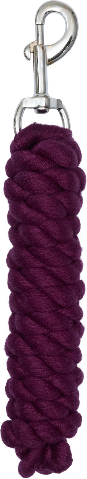 HorseGuard Fonda twisted lead rope, Italian Plum