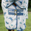 Amigo Bug Rug Plus Fly Sheet (Dragonfly Print/Silver & Blue & Sage)