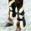AIR FLEX TENDON BOOTS WITH FAUX FUR - BLACK, FULL