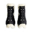 AIR FLEX TENDON BOOTS WITH FAUX FUR - BLACK, FULL