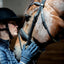 HorseGuard Cryll 25.1 bridle with pull-back and flash, Black, COB