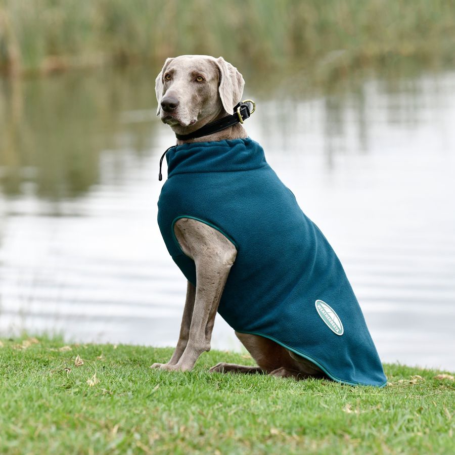 WEATHERBEETA GREEN-TEC FLEECE ZIP DOG COAT