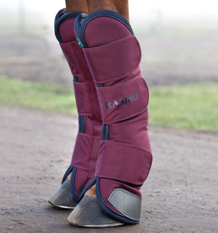 Rambo® Travel Boots, Full, Burgundy/Burgundy & Teal & Navy